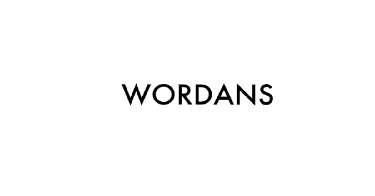 Wordans CA Discount Code 2024