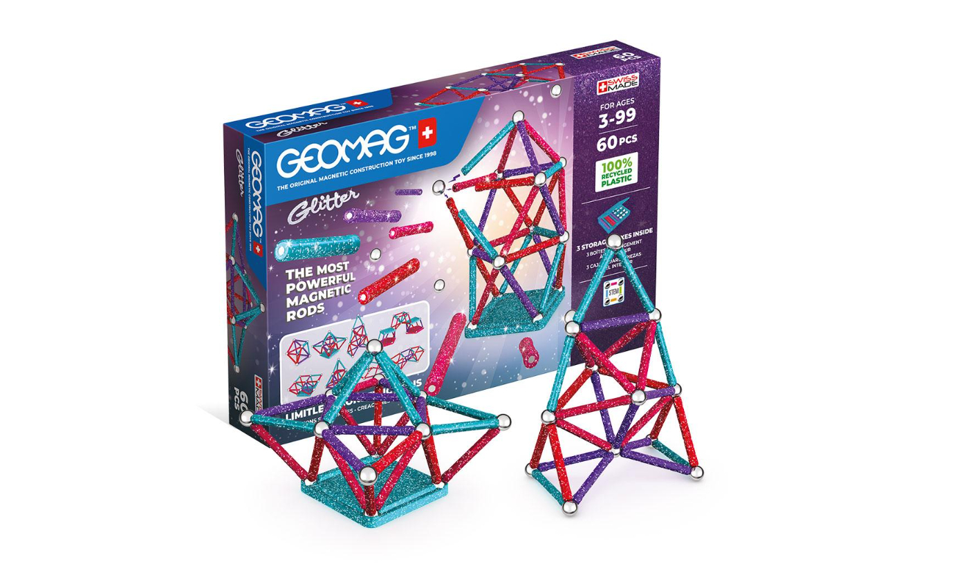 Geomag Glitter 60 Piece Set