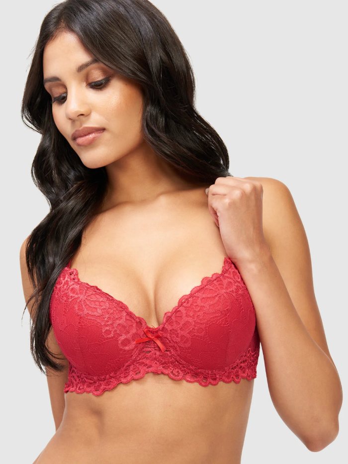 Frederick's of Hollywood Amanda Lace Push Up Bra