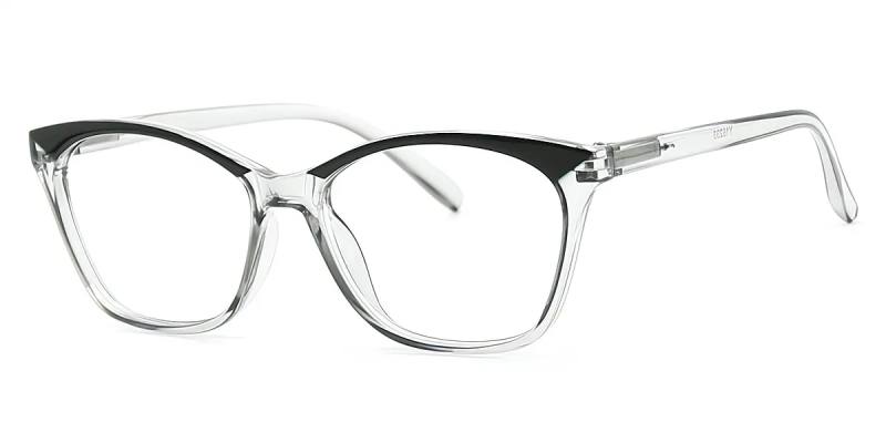 Muukal Black Cat Eye Modish Plastic Eyeglasses