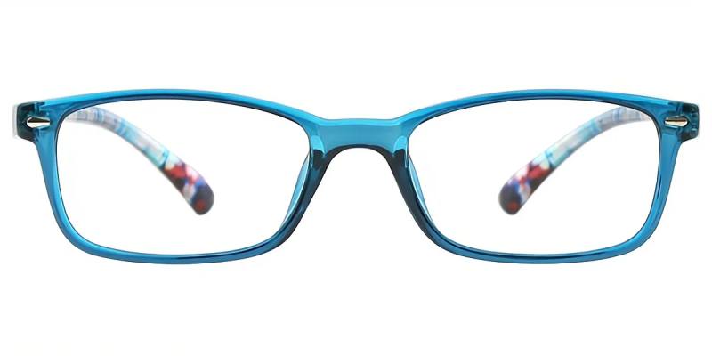 Muukal Blue Rectangle Classic TR90 Eyeglasses