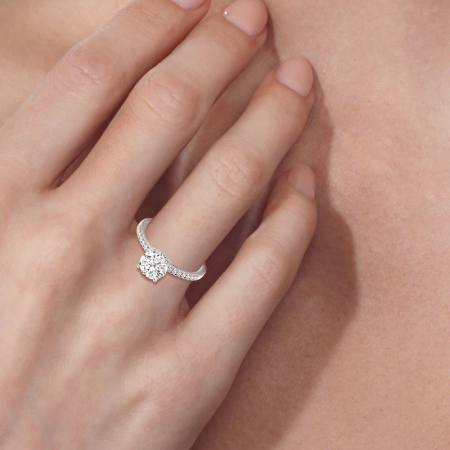 With Clarity Engagement Ring