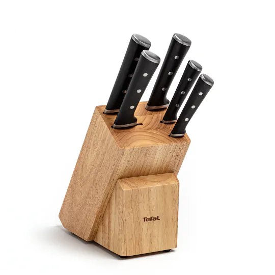 Tefal Knives Wooden Block Set