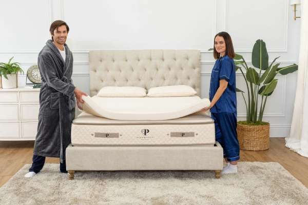PlushBeds Organic Latex Mattress Topper