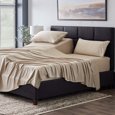 Malouf Home Smooth Bamboo Rayon Sheet Set