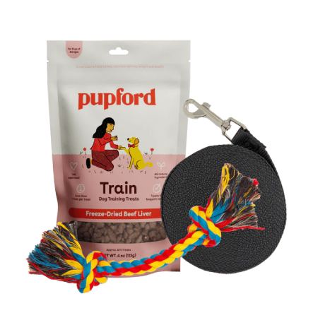 Pupford Training Starter Pack with Beef Liver and Small Lead