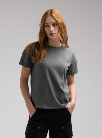 ThruDark Women's green 160gsm organic cotton t-shirt